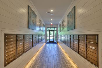 24-Hr package room with butterflymx access